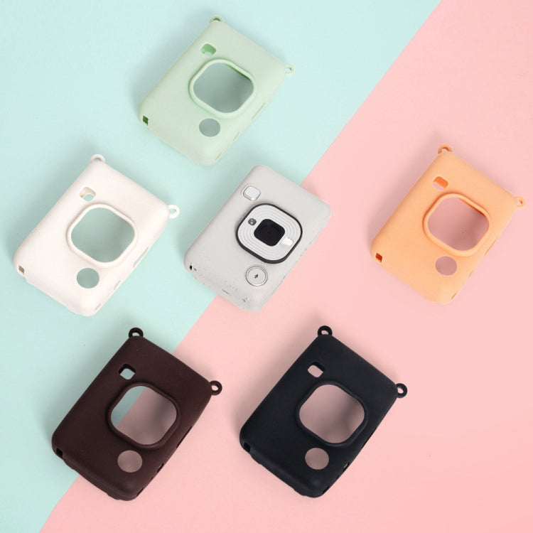 For FUJIFILM instax Mini Liplay Wear-resistant Anti-fall Silicone Soft Case(White) - Protective Case by buy2fix | Online Shopping UK | buy2fix