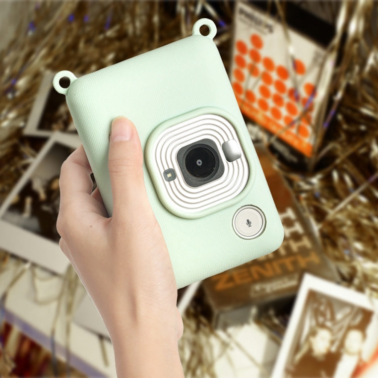 For FUJIFILM instax Mini Liplay Wear-resistant Anti-fall Silicone Soft Case(White) - Protective Case by buy2fix | Online Shopping UK | buy2fix