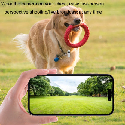 HD Outdoor Portable Pet Recorder Cycling Sports Camera, Specifications: With Silicone Collar by buy2fix