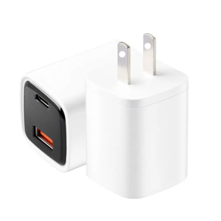 CYKE K02 30W PD+QC3.0 Mobile Phone Digital Display Fast Charger, Plug: US(White) - USB Charger by CYKE | Online Shopping UK | buy2fix