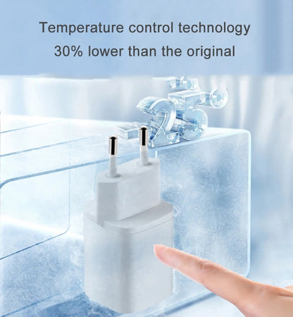 CYKE K02 30W PD+QC3.0 Mobile Phone Digital Display Fast Charger, Plug: US(Black) - USB Charger by CYKE | Online Shopping UK | buy2fix