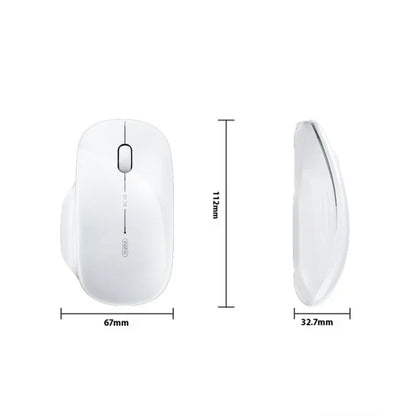 Inphic M1 2nd Generation Wireless Mice Rechargeable Mute Business Office Home Laptop Mouse, Color: 2.4G Black - Wireless Mice by Inphic | Online Shopping UK | buy2fix