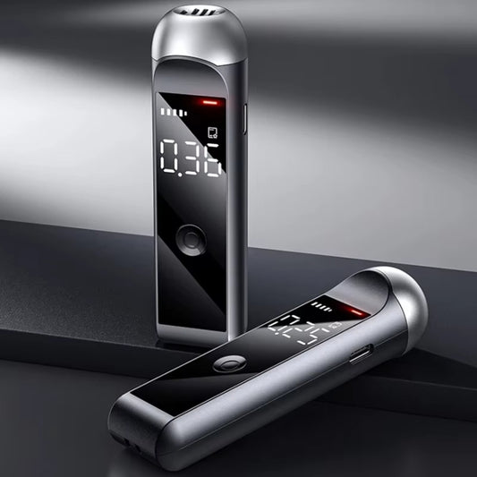 Portable Digital Alcohol Tester Breathalyzer Rechargeable Alcohol Test Tool by buy2fix