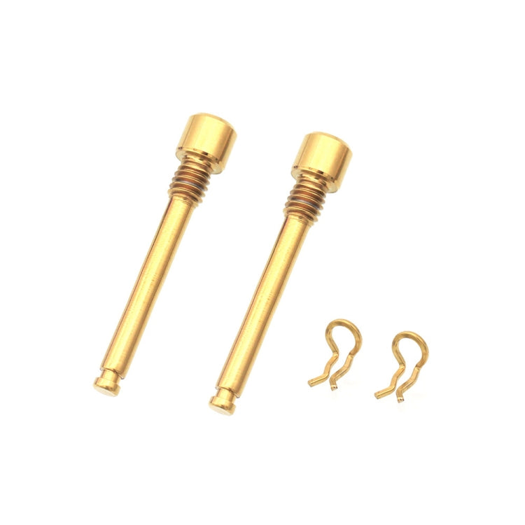 Mountain Road Bicycle Titanium Alloy Clip Pad Latch With Retaining Spring, Color: Pin + Circlip Gold - Bicycle Brake Parts by buy2fix | Online Shopping UK | buy2fix