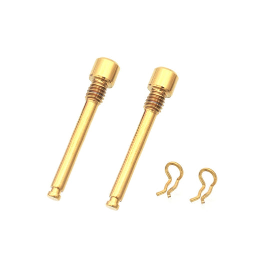 Mountain Road Bicycle Titanium Alloy Clip Pad Latch With Retaining Spring, Color: Pin + Circlip Gold - Bicycle Brake Parts by buy2fix | Online Shopping UK | buy2fix