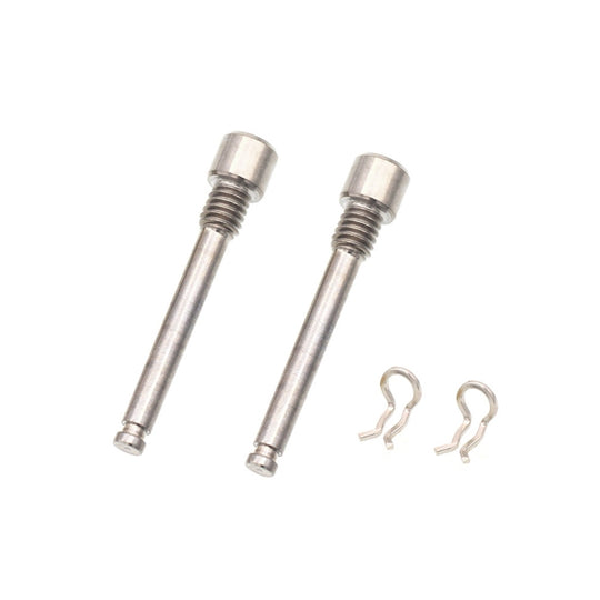 Mountain Road Bicycle Titanium Alloy Clip Pad Latch With Retaining Spring, Color: Pin + Circlip Titanium