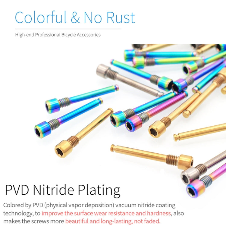 Mountain Road Bicycle Titanium Alloy Retaining Spring, Color: Steel Circlip Titanium - Bicycle Brake Parts by buy2fix | Online Shopping UK | buy2fix