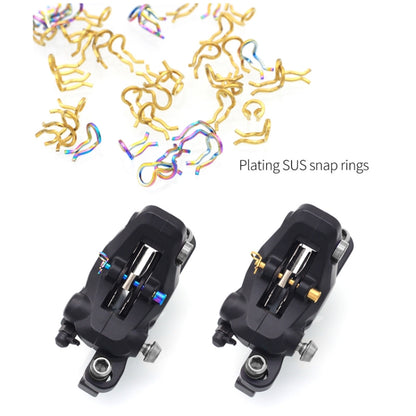 Mountain Road Bicycle Titanium Alloy Clip Pad Latch With Retaining Spring, Color: Pin + Circlip Titanium - Bicycle Brake Parts by buy2fix | Online Shopping UK | buy2fix