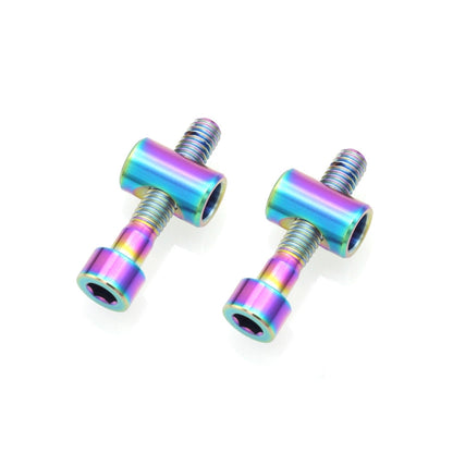 Bicycle Titanium Alloy Seat Post Locking Screws, Color: M6x30 Colorful - Bicycle Saddle by buy2fix | Online Shopping UK | buy2fix