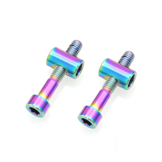 Bicycle Titanium Alloy Seat Post Locking Screws, Color: M6x35 Colorful - Bicycle Saddle by buy2fix | Online Shopping UK | buy2fix