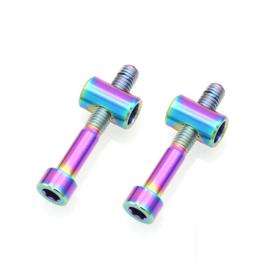 Bicycle Titanium Alloy Seat Post Locking Screws, Color: M6x40 Colorful - Bicycle Saddle by buy2fix | Online Shopping UK | buy2fix