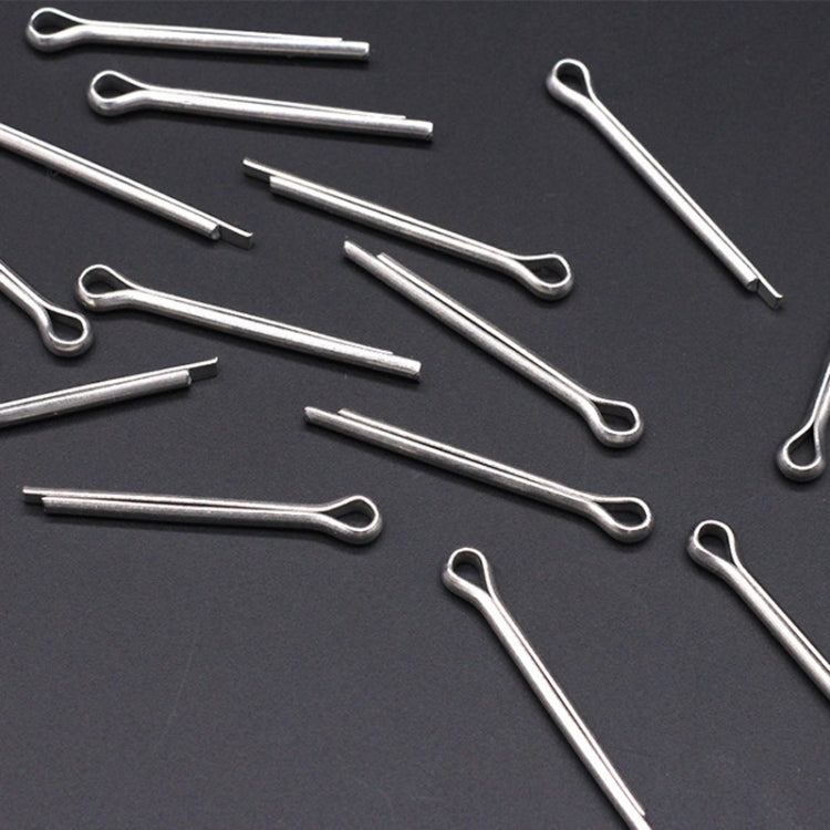 20pcs Bicycle Brake Pad Stainless Steel Open Pin(Silver) - Others by buy2fix | Online Shopping UK | buy2fix