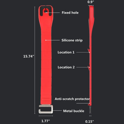 Adjustable Silicone Car Seat Back Storage Hook(Red) - Auto Fastener & Clips by buy2fix | Online Shopping UK | buy2fix