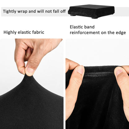 For Audio-Technica AT-LP60XBT Flannel Dust Cover Vinyl Record Player Elastic Band Case - Protective Case by buy2fix | Online Shopping UK | buy2fix