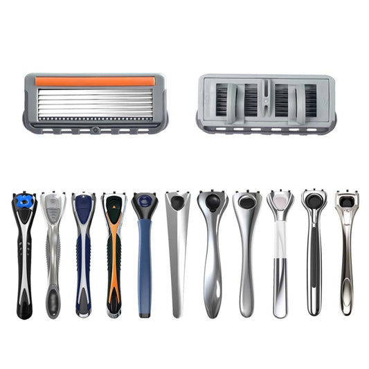 2pcs /Pack Six Blade OpenBack System Skin Razor Refills for Men - Shavers Parts by buy2fix | Online Shopping UK | buy2fix