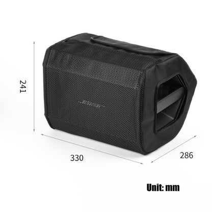 For Bose S1 Pro Speaker Protective Cover Twill Nylon Dust-proof Case(Black) - Protective Case by buy2fix | Online Shopping UK | buy2fix