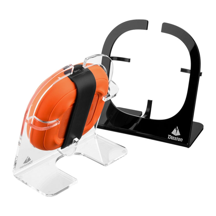 For Bose SoundLink Micro Speaker Txesign Base Acrylic Tilt Desktop Stand(Black) - Speaker Bracket by buy2fix | Online Shopping UK | buy2fix