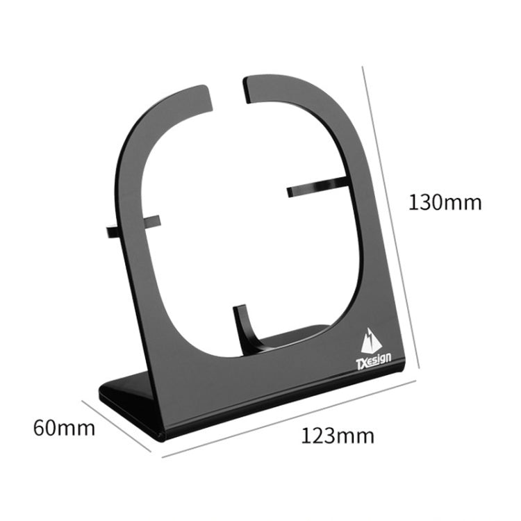 For Bose SoundLink Micro Speaker Txesign Base Acrylic Tilt Desktop Stand(Transparent) - Speaker Bracket by buy2fix | Online Shopping UK | buy2fix