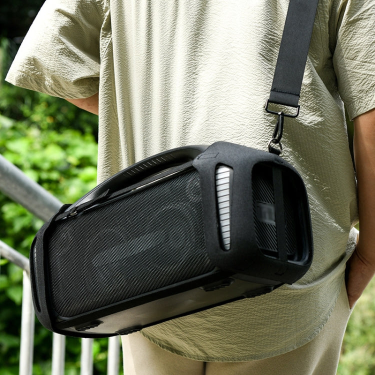 For Tribit StormBox Blast Speaker EVA Protective Case Portable Bag(Black) - Protective Case by buy2fix | Online Shopping UK | buy2fix