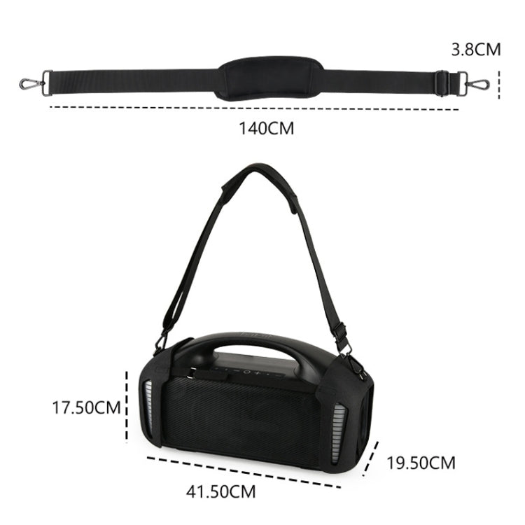 For Tribit StormBox Blast Speaker EVA Protective Case Portable Bag(Black) - Protective Case by buy2fix | Online Shopping UK | buy2fix