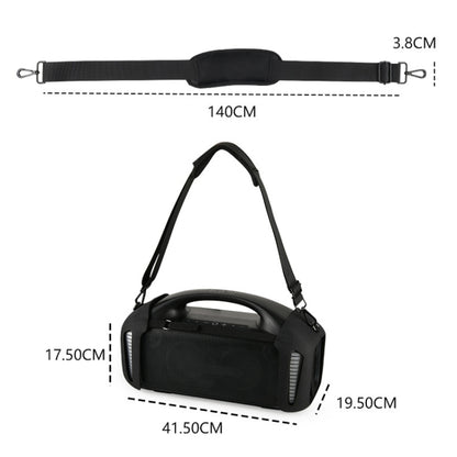 For Tribit StormBox Blast Speaker EVA Protective Case Portable Bag(Black) - Protective Case by buy2fix | Online Shopping UK | buy2fix