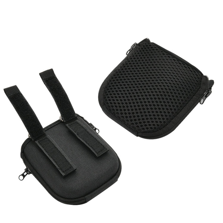 For JBL Go 4 / Go 3 / Clip 5 Speaker Shoulder Bag Mesh Opening Mouth EVA Carrying Case(Black) - Protective Case by buy2fix | Online Shopping UK | buy2fix