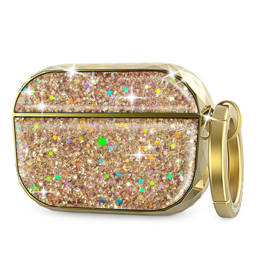 For AirPods Pro AhaStyle PT119 Wireless Earphone Split Hard Shell Protective Case(Gold) by AhaStyle