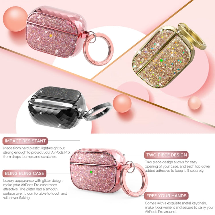 For AirPods Pro AhaStyle PT119 Wireless Earphone Split Hard Shell Protective Case(Pink) by AhaStyle