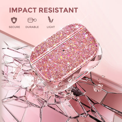 For AirPods Pro 2 AhaStyle PT119 Wireless Earphone Split Electroplated Protective Case(Purple) by AhaStyle