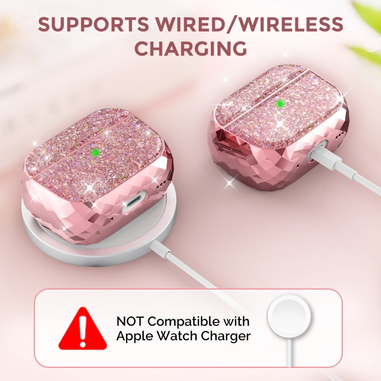 For AirPods Pro 2 AhaStyle PT119 Wireless Earphone Split Electroplated Protective Case(Purple) by AhaStyle