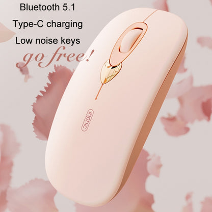 Inphic Q8 Gen 2 Bluetooth Mouse Wireless Silent Charging Office Business Girls Laptop Mouse(Milk Tea Color) - Wireless Mice by Inphic | Online Shopping UK | buy2fix