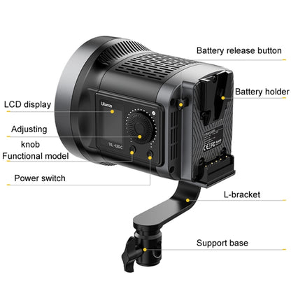 120W Photography Complementary Light Indoor Shooting Video Light, Style: VL-120Bi COB -  by buy2fix | Online Shopping UK | buy2fix