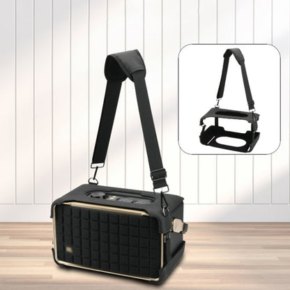 For JBL Authentics 300 Speaker EVA Protective Cover Portable Case With Shoulder Strap(Black) - Protective Case by buy2fix | Online Shopping UK | buy2fix