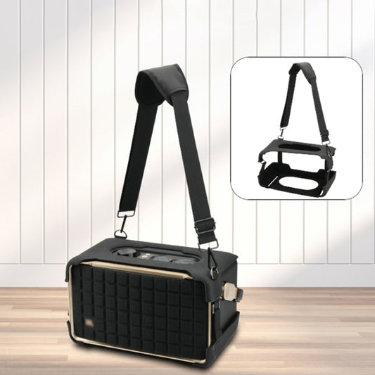 For JBL Authentics 300 Speaker EVA Protective Cover Portable Case With Shoulder Strap(Black) - Protective Case by buy2fix | Online Shopping UK | buy2fix