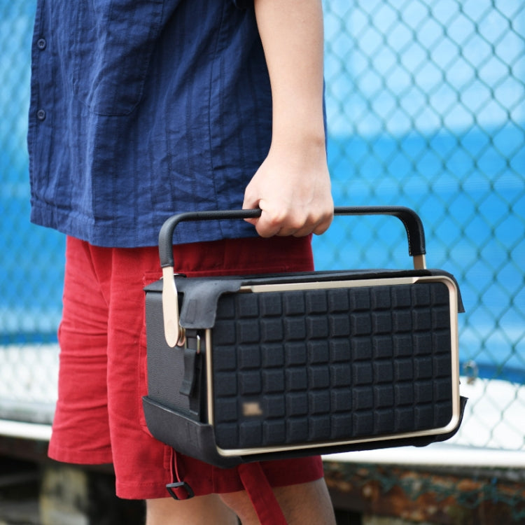 For JBL Authentics 300 Speaker EVA Protective Cover Portable Case With Shoulder Strap(Black) - Protective Case by buy2fix | Online Shopping UK | buy2fix