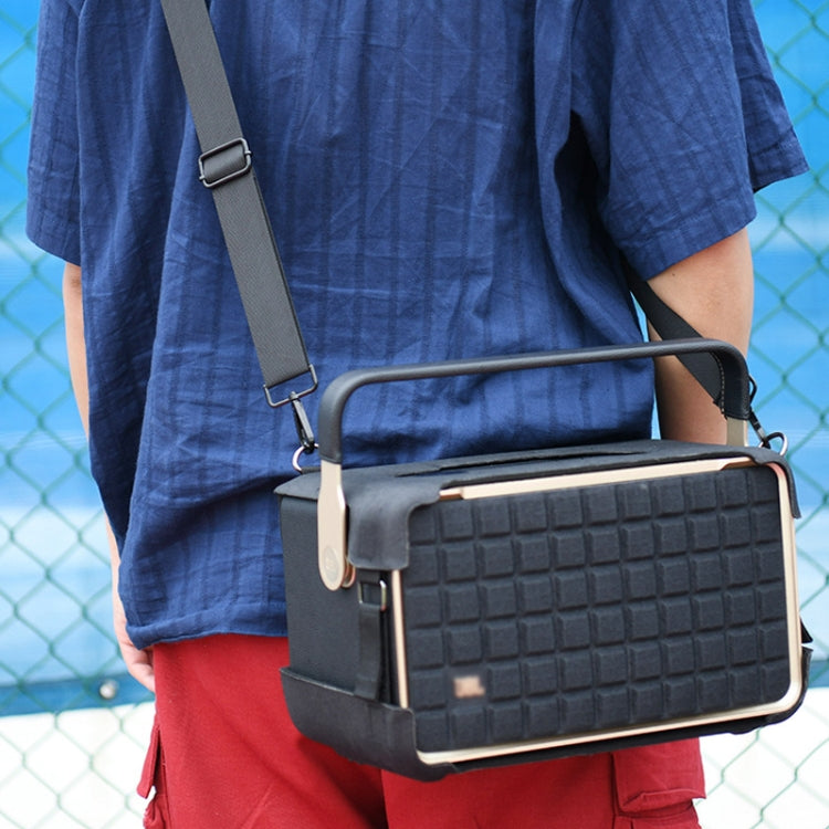 For JBL Authentics 300 Speaker EVA Protective Cover Portable Case With Shoulder Strap(Black) - Protective Case by buy2fix | Online Shopping UK | buy2fix