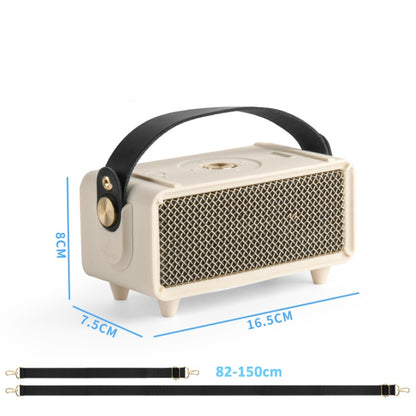 For Marshall Emberton II Speaker Silicone Protective Cover with Shoulder Strap Carrying Case(Beige) - Protective Case by buy2fix | Online Shopping UK | buy2fix