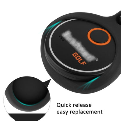 For Bushnell Wingman Golf GPS Speaker Remote Control Silicone Cover With Hook(Black) - Protective Case by buy2fix | Online Shopping UK | buy2fix