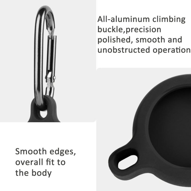 For Bushnell Wingman Golf GPS Speaker Remote Control Silicone Cover With Hook(Black) - Protective Case by buy2fix | Online Shopping UK | buy2fix