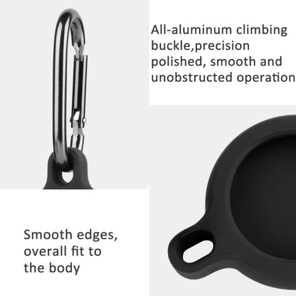 For Bushnell Wingman Golf GPS Speaker Remote Control Silicone Cover With Hook(Black) - Protective Case by buy2fix | Online Shopping UK | buy2fix