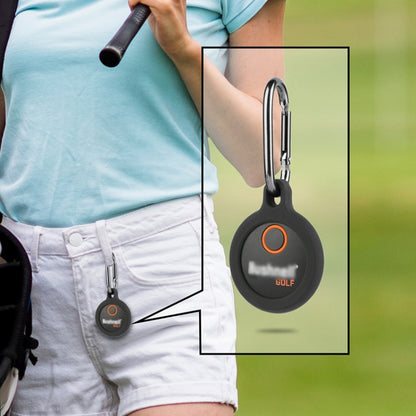 For Bushnell Wingman Golf GPS Speaker Remote Control Silicone Cover With Hook(Black) - Protective Case by buy2fix | Online Shopping UK | buy2fix