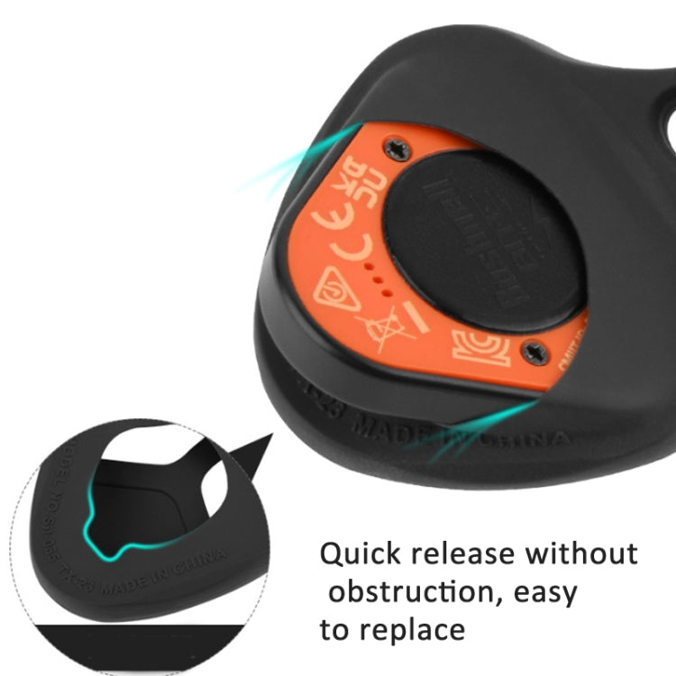 For Bushnell Wingman View Golf GPS Speaker Remote Control Silicone Protective Case With Hook(Black) - Protective Case by buy2fix | Online Shopping UK | buy2fix