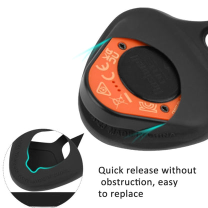 For Bushnell Wingman View Golf GPS Speaker Remote Control Silicone Protective Case With Hook(Black) - Protective Case by buy2fix | Online Shopping UK | buy2fix