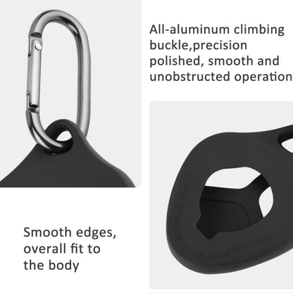 For Bushnell Wingman View Golf GPS Speaker Remote Control Silicone Protective Case With Hook(Black) - Protective Case by buy2fix | Online Shopping UK | buy2fix