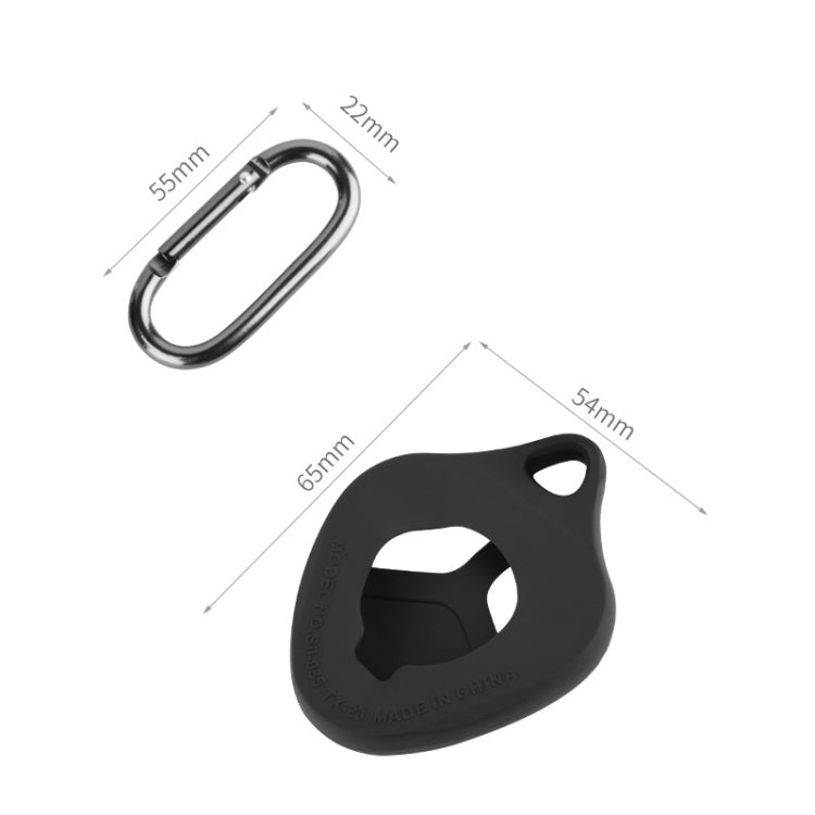 For Bushnell Wingman View Golf GPS Speaker Remote Control Silicone Protective Case With Hook(Black) - Protective Case by buy2fix | Online Shopping UK | buy2fix