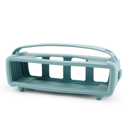 For Bose SoundLink Mini 1/2 Speaker Silicone Cover With Shoulder Strap Carrying Case(Blue) - Protective Case by buy2fix | Online Shopping UK | buy2fix