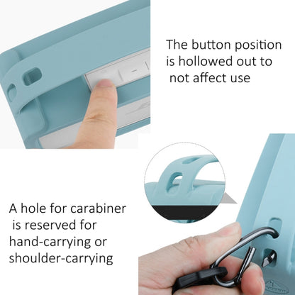 For Bose SoundLink Mini 1/2 Speaker Silicone Cover With Shoulder Strap Carrying Case(Gray) - Protective Case by buy2fix | Online Shopping UK | buy2fix