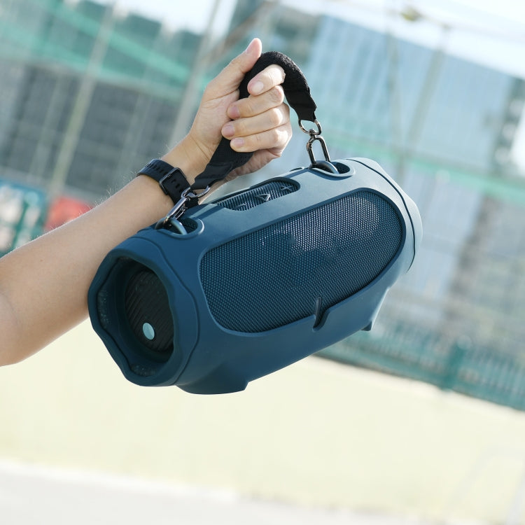 For JBL Xtreme 4 Speaker Silicone Case with Decompression Carrying Strap Portable Protective Shell(Green) - Protective Case by buy2fix | Online Shopping UK | buy2fix