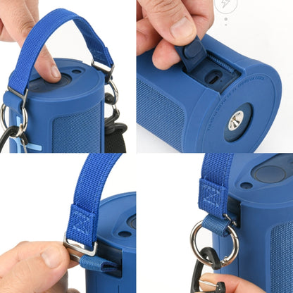 For Ultimate Ears MEGABOOM 3 Speaker Silicone Case with Detachable Shoulder Strap(Red) - Protective Case by buy2fix | Online Shopping UK | buy2fix