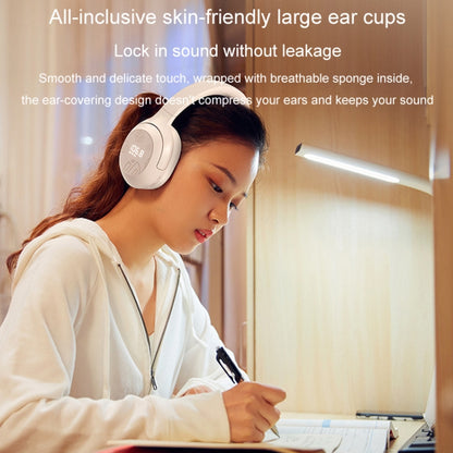 Inphic H1S Bluetooth Wireless Headphones Headset FM Listening Exam Hi-Res Audio Earphones(Khaki) - Headset & Headphone by Inphic | Online Shopping UK | buy2fix